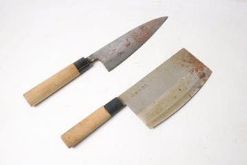 KATANA  Deba ,  Chuka - Keukenmes - Kitchen knife