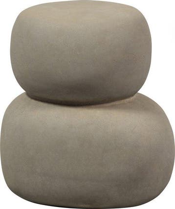 WOOOD Oda Bijzettafel - Fiber Clay - Groen/Grijs - 47x41x35, Verzenden, Nieuw