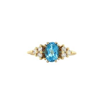 Audrey ring 14 krt - Poolside Party, Sieraden, Tassen en Uiterlijk, Ophalen of Verzenden, Nieuw