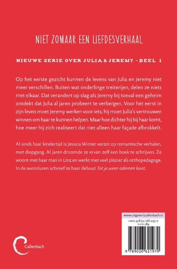 Tot je weer ademen kunt / Julia en Jeremy / 1 9789026621970, Verzenden, Gelezen, Jessica Winter
