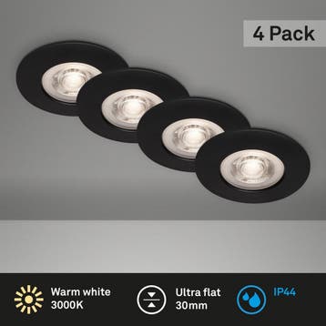 BRILONER - Set van 4 LED Inbouwspots - badkamerverlichting -, Verzenden
