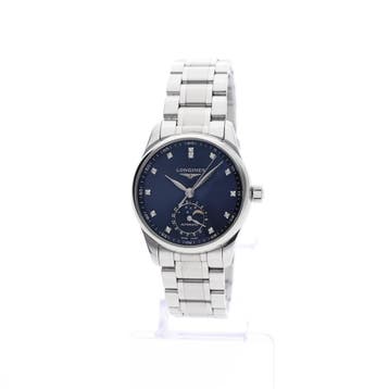 Longines Master Collection Moonphase L2.409.4.97; Autom..., Ophalen of Verzenden, Zo goed als nieuw, Staal, Overige merken