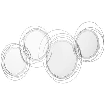 3-delige Set Spiegels Voor Wanddecoratie, Wanddecoratie Met, Huis en Inrichting, Woonaccessoires | Vazen, Verzenden, Nieuw