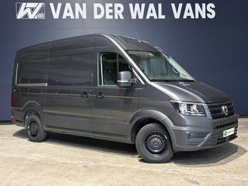 Volkswagen Crafter 2.0 TDI 141pk L3H3 L2H2 Euro6 Airco | Cam, Stof, Gebruikt, Volkswagen, Dealer onderhouden