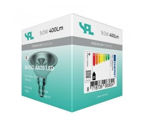 SPL LED AR70 Ba15d 12V 9W/927 24º 400lm dimbaar | Beste k.., Huis en Inrichting, Lampen | Overige, Nieuw, Ophalen of Verzenden