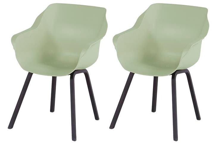 Hartman Sophie Element dining armstoel - french green - 2, Tuin en Terras, Tuinsets en Loungesets, Nieuw, Overige materialen, Verzenden