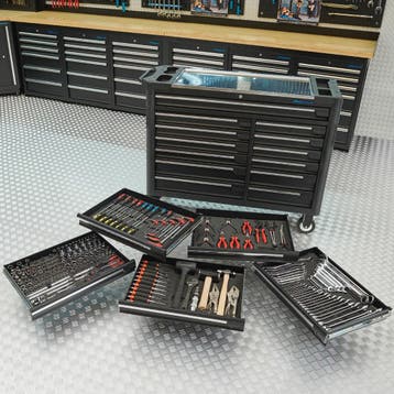 Datona Gereedschapswagen XXL + Mach V - Datona - Zwart, Ophalen of Verzenden, Nieuw