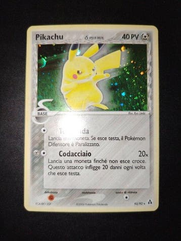 Pokémon - 1 Card - Pikachu 93/92 Holo - EX - EX Legend Maker, Nieuw