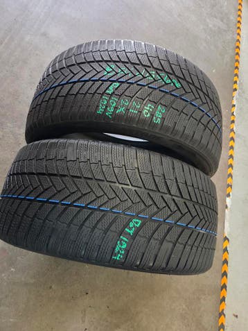 285/40/21 109V BRIDGESTONE WINTERBANDEN 6MM PROFIEL 2X, Ophalen, Gebruikt, 285 mm, Band(en)