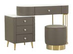 BED BUREAU SHARON GRIJS MET KRUK CM 120X40X75 (AFMETING KRUK, Ophalen of Verzenden, Nieuw