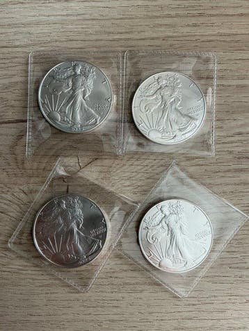 Verenigde Staten. 1 Dollar 2025, American Eagle Liberty, 4 x