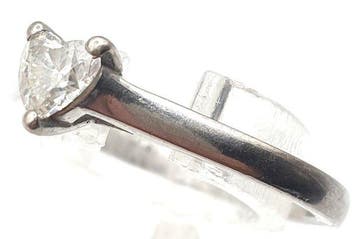 Ring - 18 karaat Witgoud - 0.30ct. tw. Diamant (Natuurlijk), Nieuw