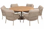 4 Seasons Outdoor Sardinia low dining tuinset latte met Saba, Ophalen of Verzenden, Nieuw