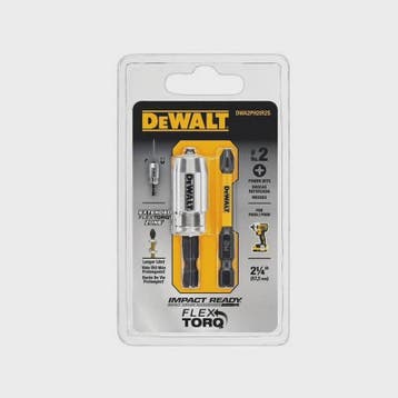 DEWALT FlexTorq PH2 Schroefbit & Magnetische Houder Set (2-d, Verzenden, Nieuw