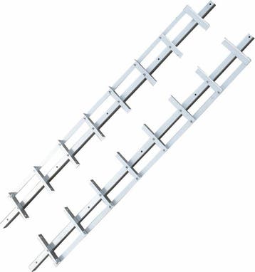 Draaibare lamellen 95 cm RVS - verstelbaar voor licht en..., Ophalen of Verzenden, Nieuw