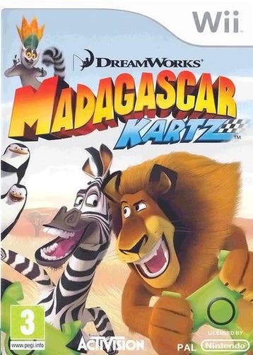 DreamWorks Madagascar Kartz [Wii], Ophalen of Verzenden, Zo goed als nieuw