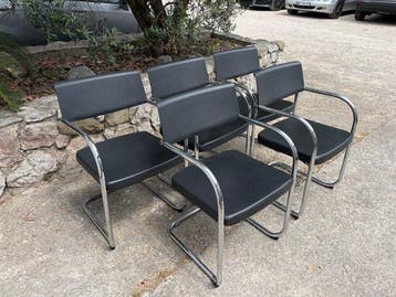 Knoll - Stoel (5) - Leder
