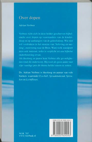 OVER DOPEN 9789055604043 A. Verbree, Verzenden, Gelezen, A. Verbree