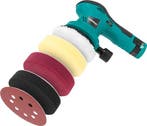 2dekans | VONROC Polijstmachine 12V - Ø 125mm - dual action, Ophalen of Verzenden, Zo goed als nieuw