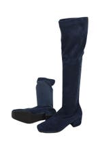 Manfield Laarzen in maat 38 Blauw, Hoge laarzen, Zo goed als nieuw, Manfield, Verzenden