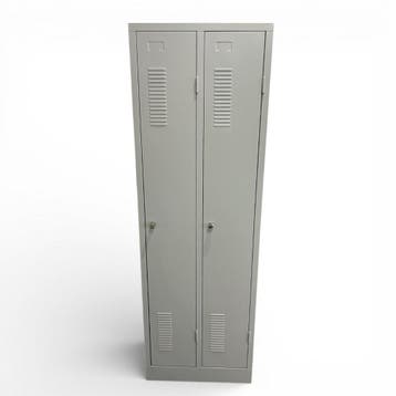 Garderobe kledingkast, vrijstaand, 180x59x50 cm, lichtgrijs, Ophalen of Verzenden, Gebruikt