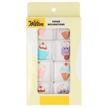 Wilton Suikerdecoratie IJsfeest 8st., Verzenden, Nieuw