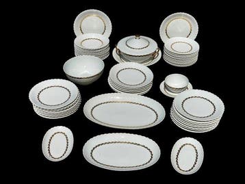 Georges Boyer Limoges - Tafelservies voor 12 (56) -