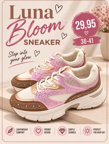 Luna Bloom sneaker, Ophalen of Verzenden, Nieuw
