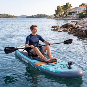 2-in-1 SUP-board, 288 cm, opblaasbaar, complete set, Verzenden, Nieuw