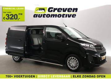 Opel Vivaro 2.0 BlueHDi 145PK L3H1 | Aut. | Dubbele Cabine, Automaat, Euro 6, Zwart, Nieuw