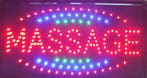 Massage LED bord lamp verlichting lichtbak reclamebord #A, Verzamelen, Verzenden, Nieuw