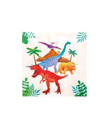 Servetten Dino Apatosaurus (16st), Ophalen of Verzenden, Nieuw