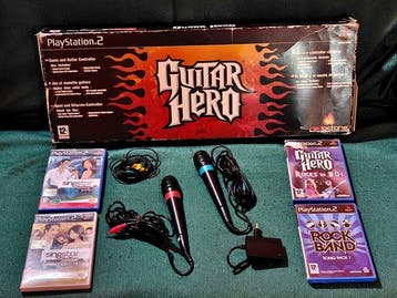 Sony - Playstation 2 (PS2) - Guitar Hero originale CIB con, Nieuw