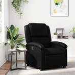 vidaXL Relaxfauteuil zwart kunstleer, Verzenden, Nieuw