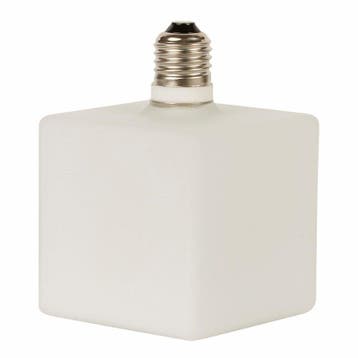 LED lichtbron opaal glas kubus 9x9cm E27 met 3W G9 280lm..., Ophalen of Verzenden, Nieuw