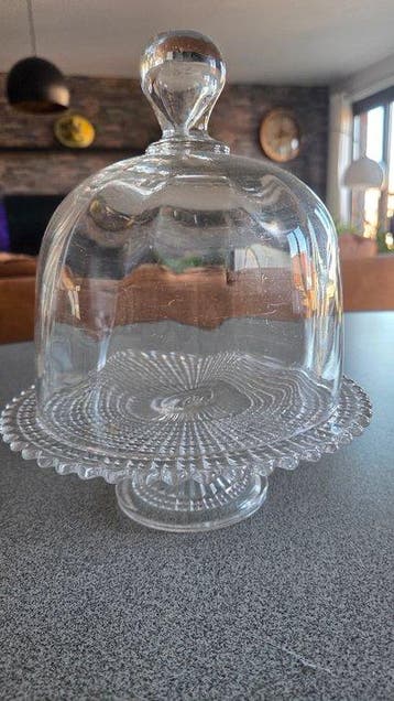 Serveerschaal - Glas - Glazen serverplateau
