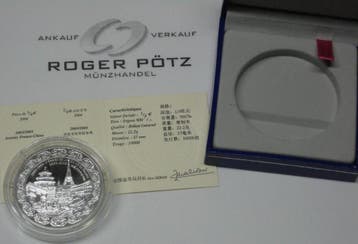 0,25 Euro zilver 2004 Frankreich in China nur 200 Exempla..., Verzenden