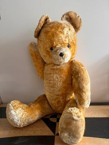 vintage - Speelgoed Vintage XXL teddybeer - 1960-1970 -