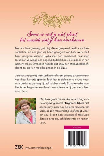 Retourtje Elzas 9789020543414 Margreet Maljers, Boeken, Verzenden, Gelezen, Margreet Maljers
