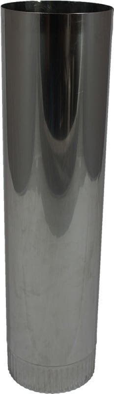 Enkelwandige RVS kachelpijp HV EW180 100 cm, Ophalen, Nieuw