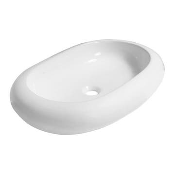 Brauer Cloud Waskom - Plat Ovaal - 63 cm - Keramiek -, Ophalen of Verzenden, Nieuw