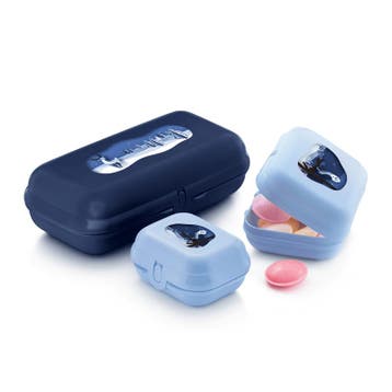 Tupperware Set Eco Smartclip Dozen Kerst, Huis en Inrichting, Ophalen of Verzenden, Nieuw, Blauw