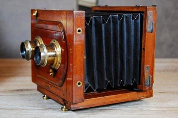 Lancaster & Son Instantograph Stereocamera, Audio, Tv en Foto, Fotocamera's Analoog, Nieuw
