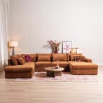 50% Korting: U-bank Kyle 6-zits chenille koper, Ophalen, Zo goed als nieuw, Stof