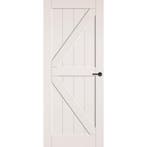 Cando Silo Barn binnendeur 83x201,5 (Wit, Stomp, Paneeldeur), 80 tot 100 cm, Binnendeur, Nieuw, Ophalen of Verzenden