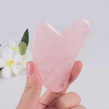 Natuurlijke Jade Gua Sha Schraper & Roller voor Gezichtsmass, Verzenden, Nieuw