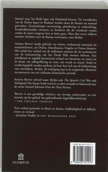Berlijn / Olympus 9789046701218 Antony Beevor, Verzenden, Gelezen, Antony Beevor