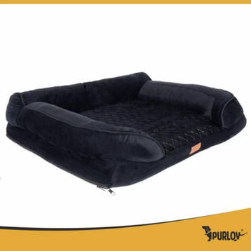 Purlov Orthopedisch hondenbed M 80x65 cm met afneembare h..., Ophalen of Verzenden, Nieuw