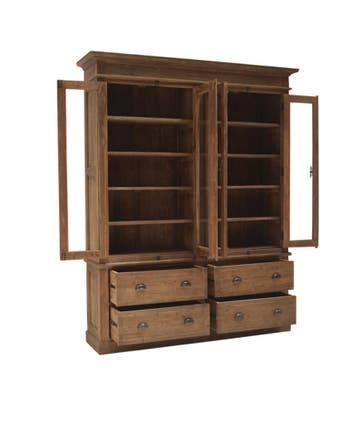 Buffetkast – massief teak – 4 laden  – maatwerk mogelijk, Huis en Inrichting, Kasten | Buffetkasten, Teakhout, 200 cm of meer