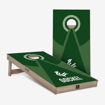 Set Gockel Original Cornole boards groen inclusief 2x4 bags, Een of twee spelers, Ophalen of Verzenden, Nieuw, Gockel Original Cornhole